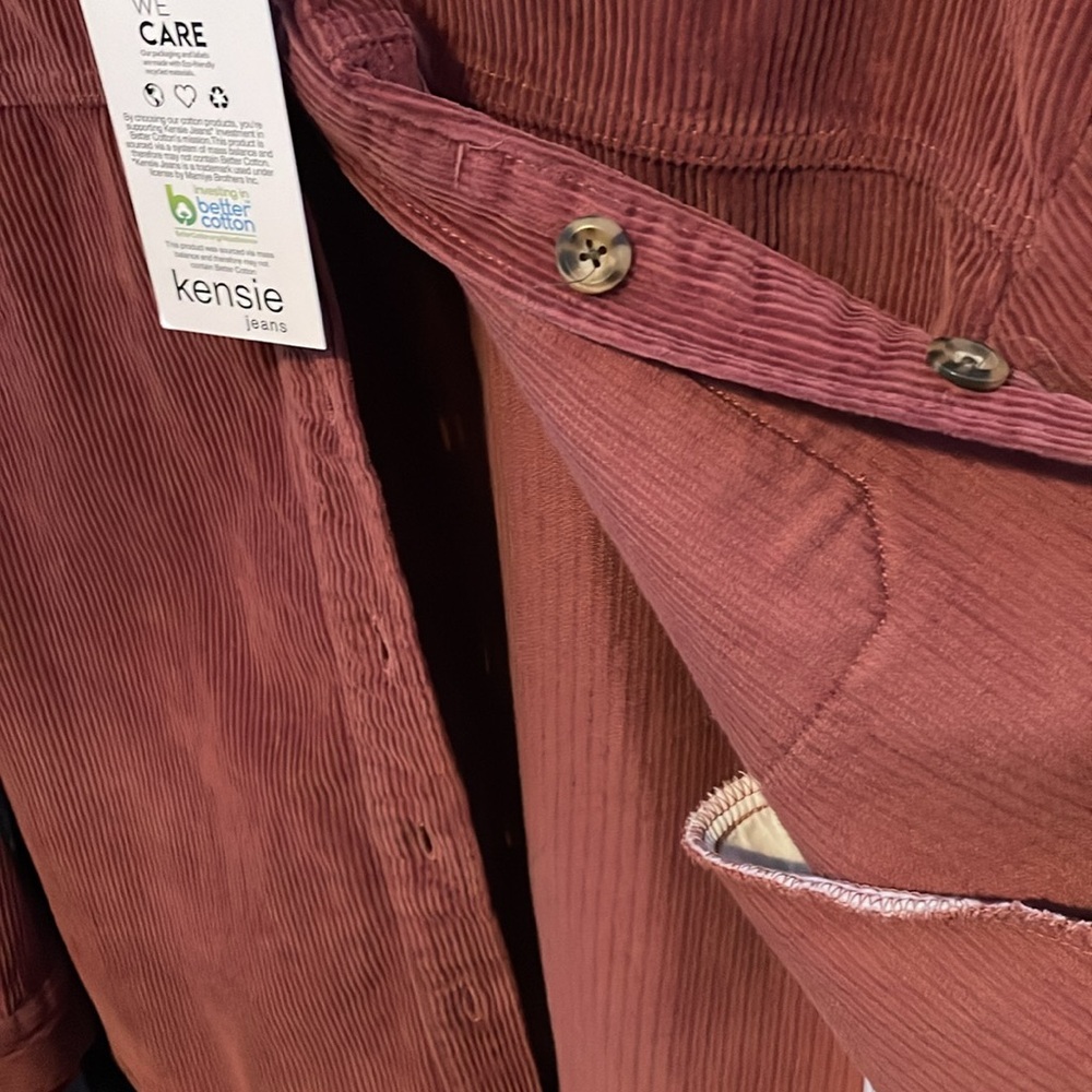 Kensie corduroy jacket NWT size small - Picture 6 of 7